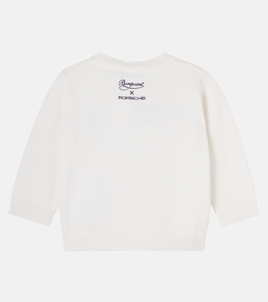  Bonpoint Bonpoint X Porsche Cotton And Cashmere Sweater 