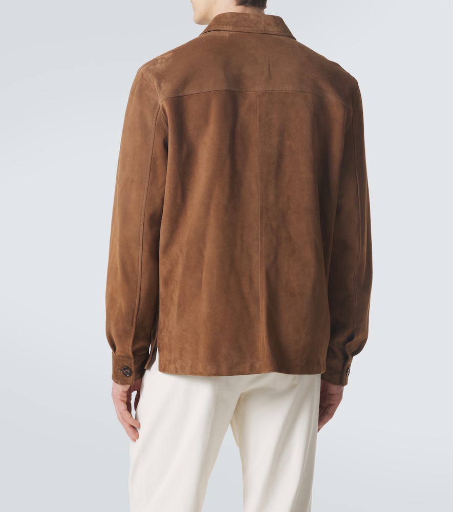  Umit Benan Umit Benan Hemdjacke Santiago Aus Veloursleder 
