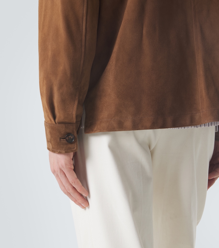  Umit Benan Umit Benan Hemdjacke Santiago Aus Veloursleder 