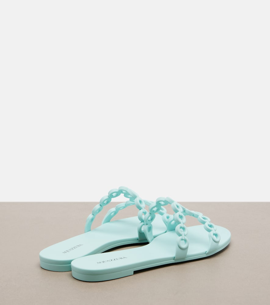  Aquazzura Aquazzura Pantoletten Infinity Chain Jelly 