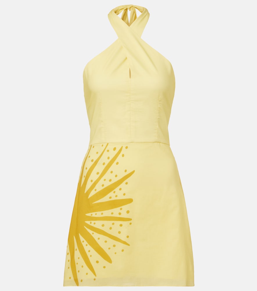 Cala de la Cruz Veneta printed cotton minidress