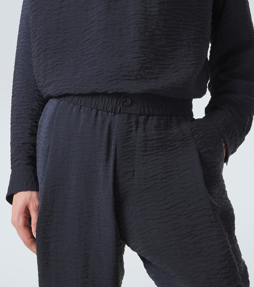  Giorgio Armani Giorgio Armani Gerade Hose Aus Seersucker 