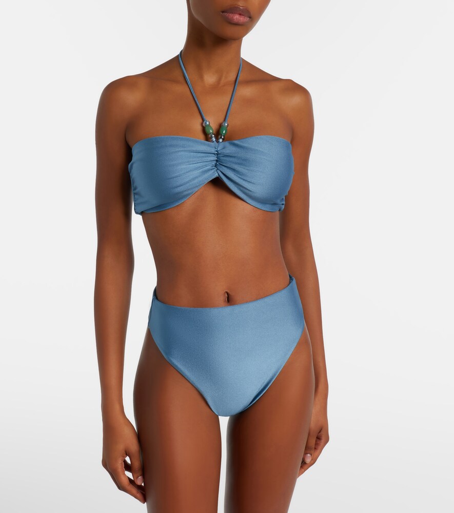 Jade Swim Incline high-rise bikini bottoms