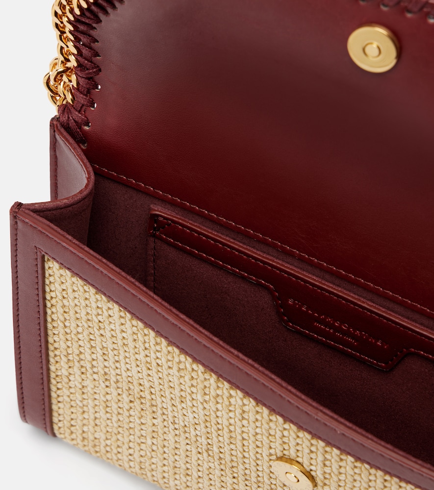  Stella Mccartney Stella Mccartney Cartera Con Cadena Falabella De Efecto Rafia 