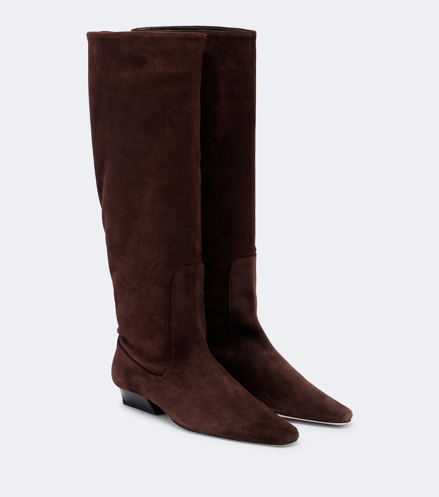 Staud Bottes Wally en daim 575 €