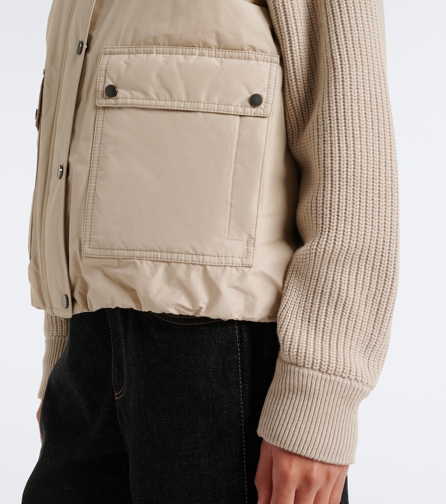 Brunello Cucinelli Wool, cashmere, and silk down jacket | Thumbnail 2 Brunello Cucinelli Wool, cashmere, and silk down jacket | Thumbnail 2