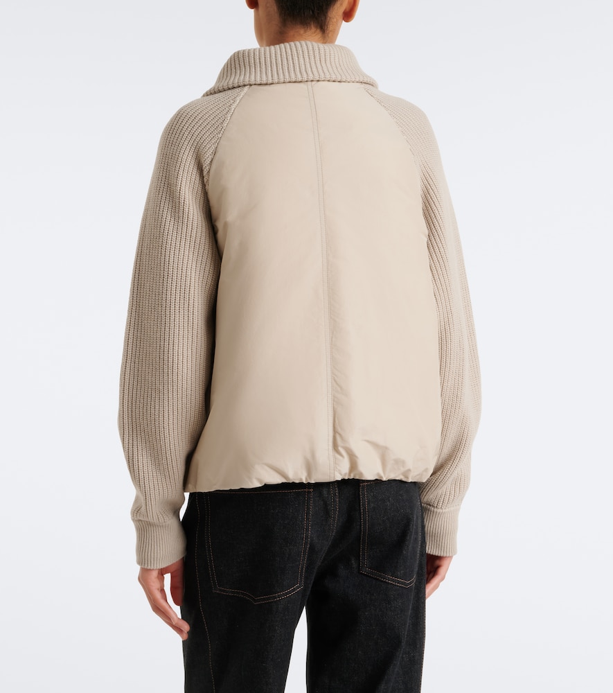 Brunello Cucinelli Wool, cashmere, and silk down jacket | Thumbnail 4 Brunello Cucinelli Wool, cashmere, and silk down jacket | Thumbnail 4