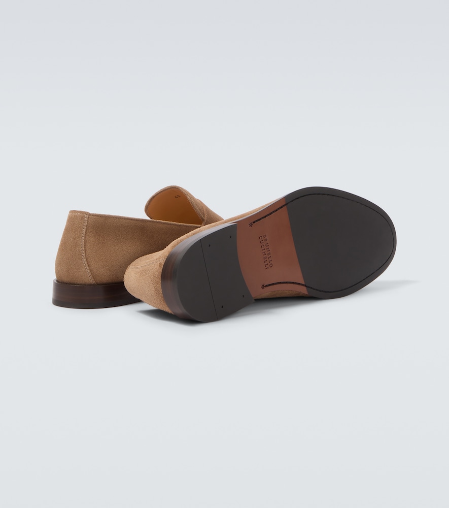  Brunello Cucinelli Brunello Cucinelli Loafers Aus Veloursleder 