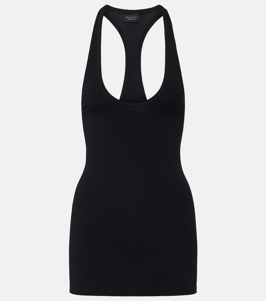 Minikleid aus Crêpe-Jersey