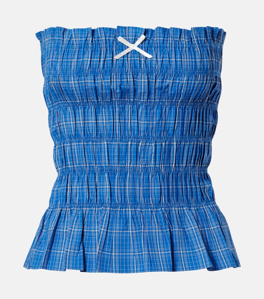 Faithfull Top Leya en coton carreaux 160 €