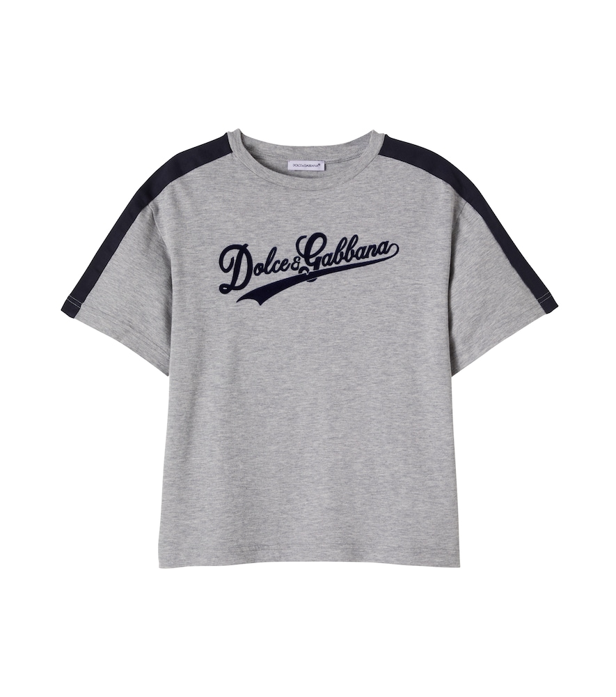 T-shirt in cotone con logo