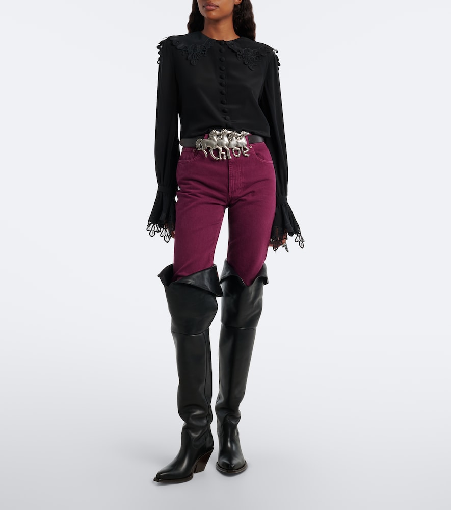 Chloé Mid-Rise Slim Jeans