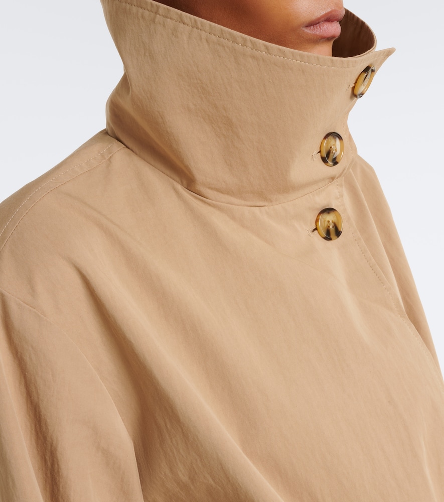 Celina Belted Cotton-Blend Jacket