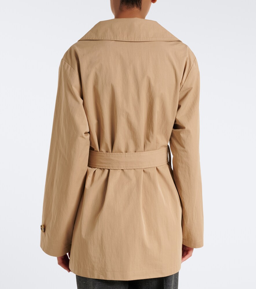 Celina Belted Cotton-Blend Jacket