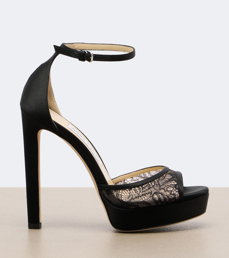 Pattie Lace Platform Sandals