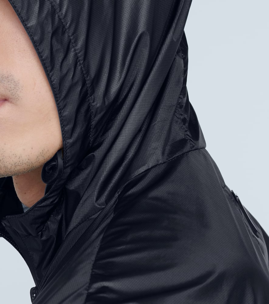 Prada Lightweight Hooded Jacket In Black