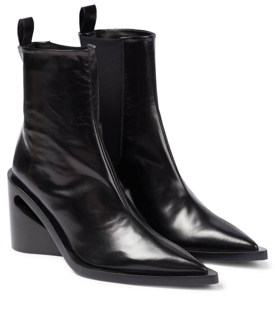 Jil Sander Leather ankle boots