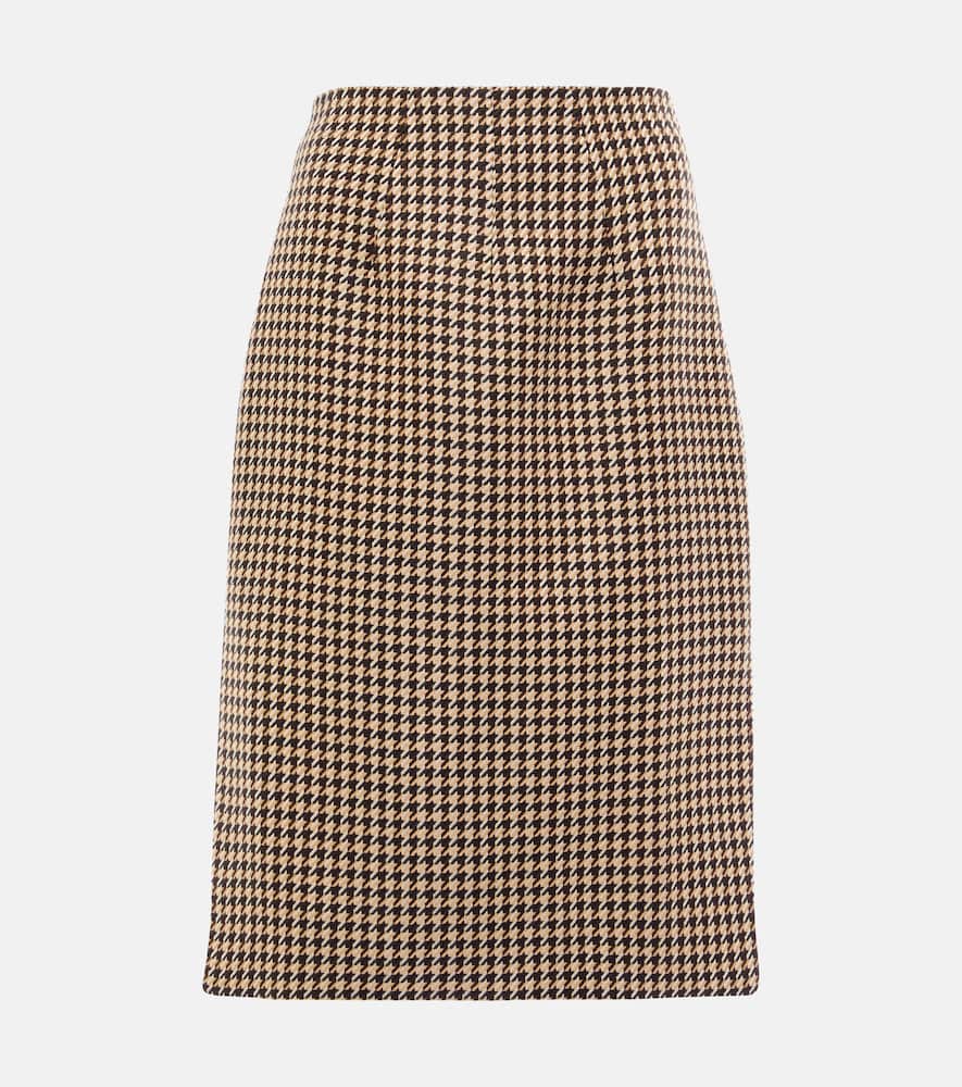 Emilia Wickstead Noah houndstooth pencil skirt
