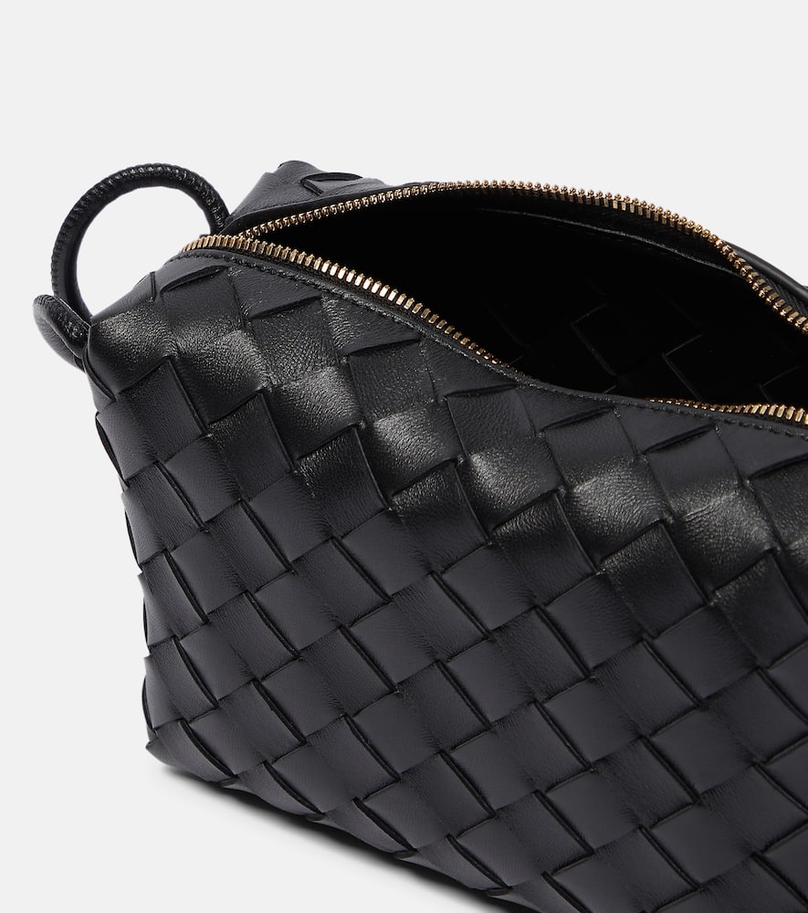 Bottega Veneta Mini Loop Bag In Black-gold