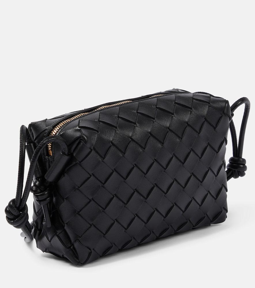 Bottega Veneta Mini Loop Bag In Black-gold