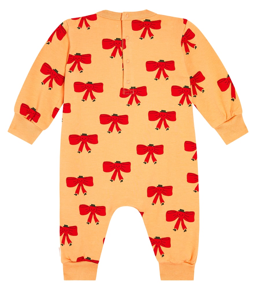 Tinycottons Baby Tiny Bow Cotton-blend Onesie In Multicoloured