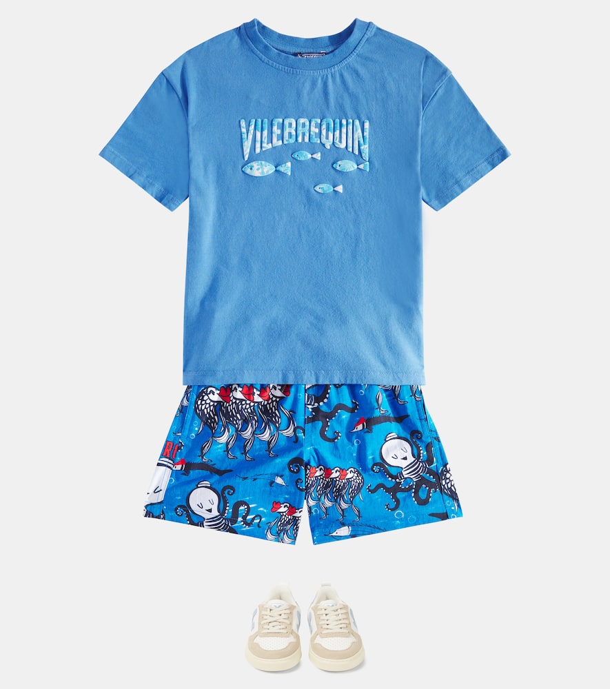 Vilebrequin Jirise Swim Trunks In Blue