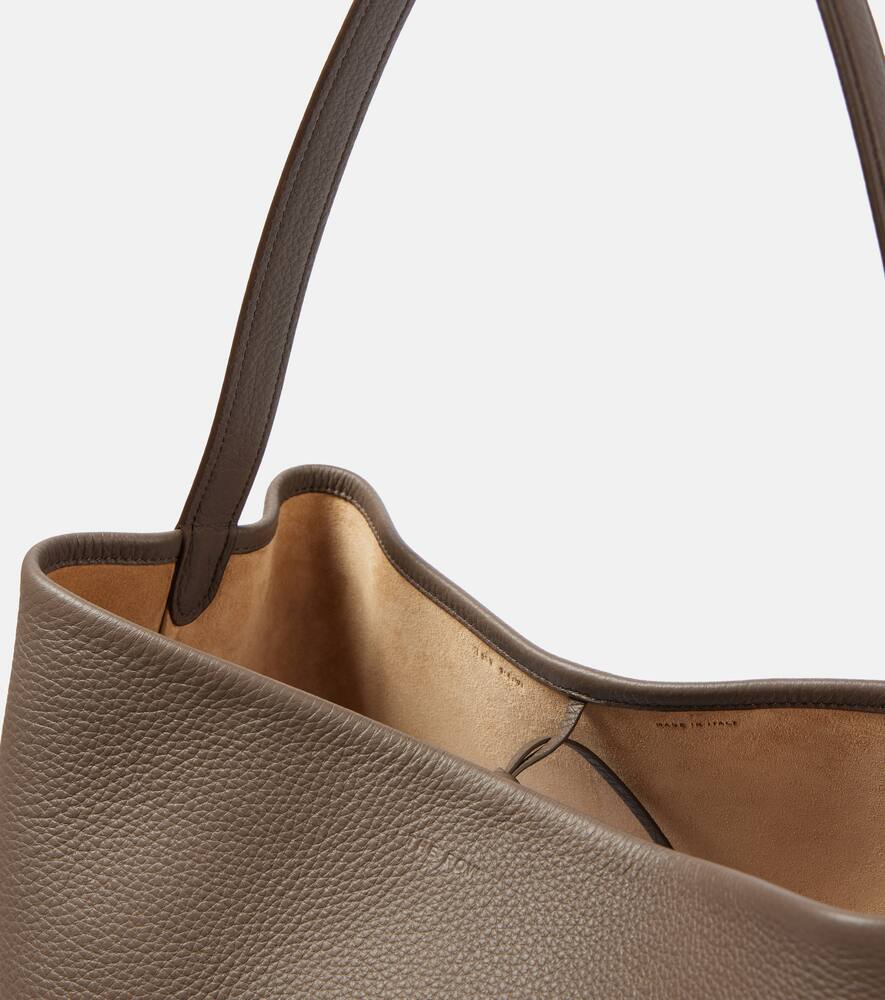 The Row N/s Park Large Leather Tote Bag In Brown