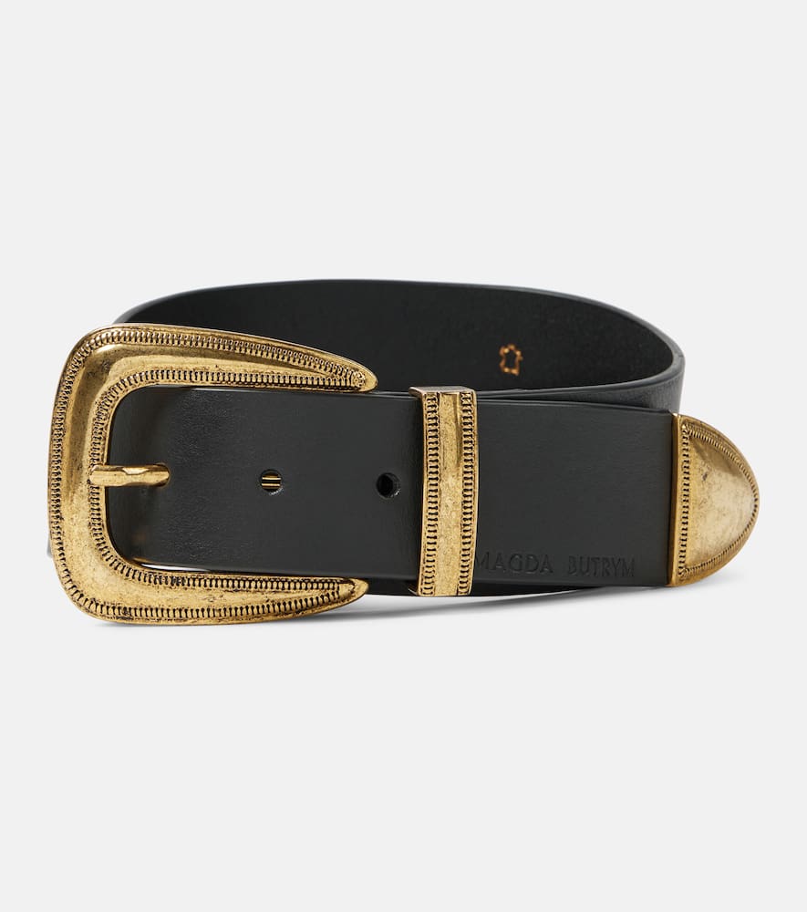 Leather belt