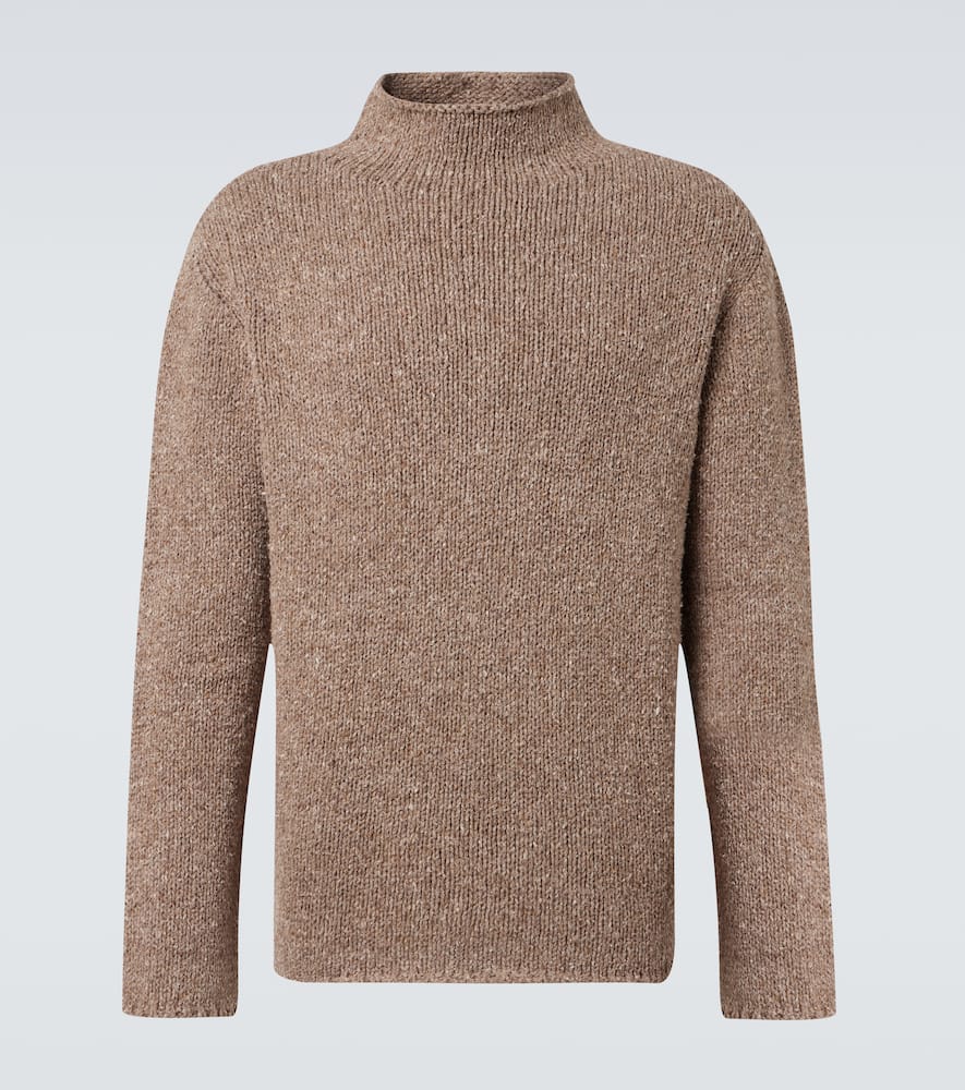 The Row Ryoko Cotton Sweater In Brown