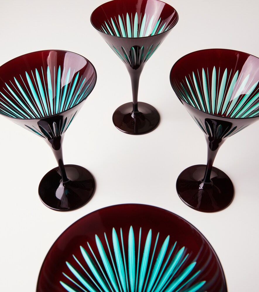  L'objet L'objet Set Prism Aus Vier Martinigläsern 