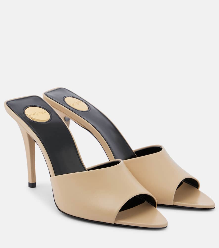 Romy 90 leather mules