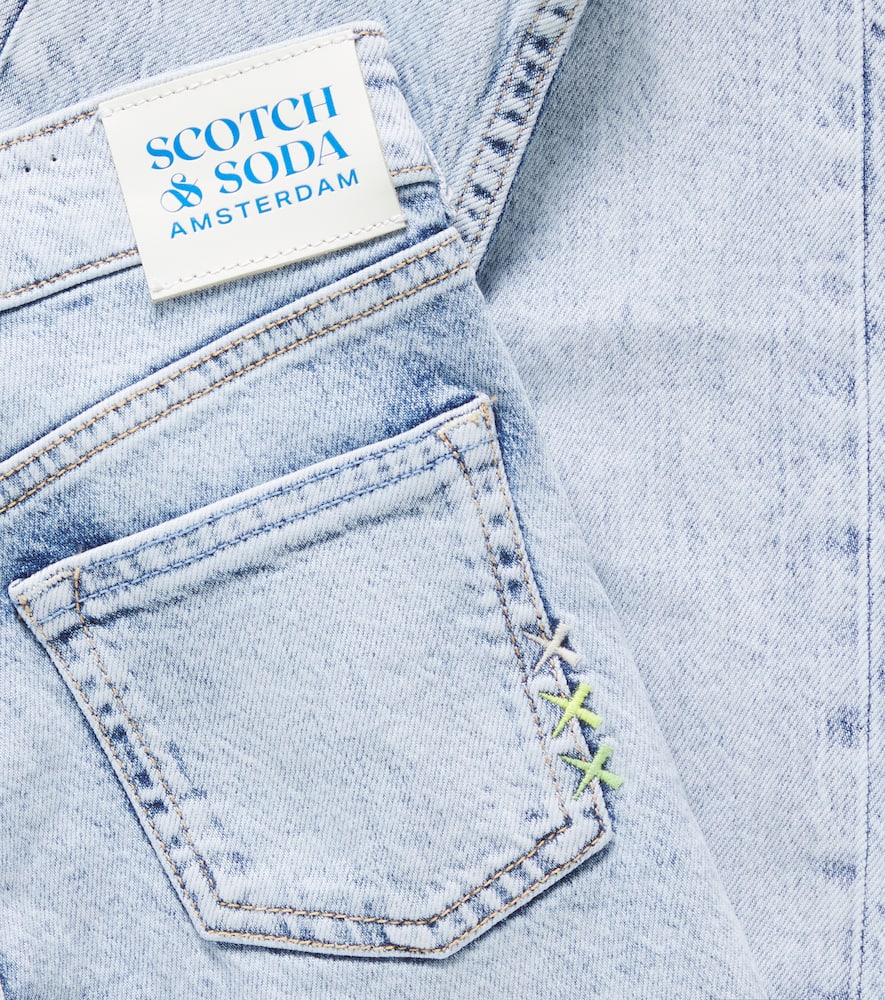 Scotch & Soda Dean Straight Jeans In Blue