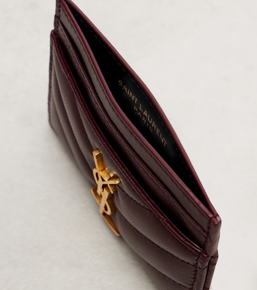  Saint Laurent Saint Laurent Cassandre Matelassã© Leather Card Holder 