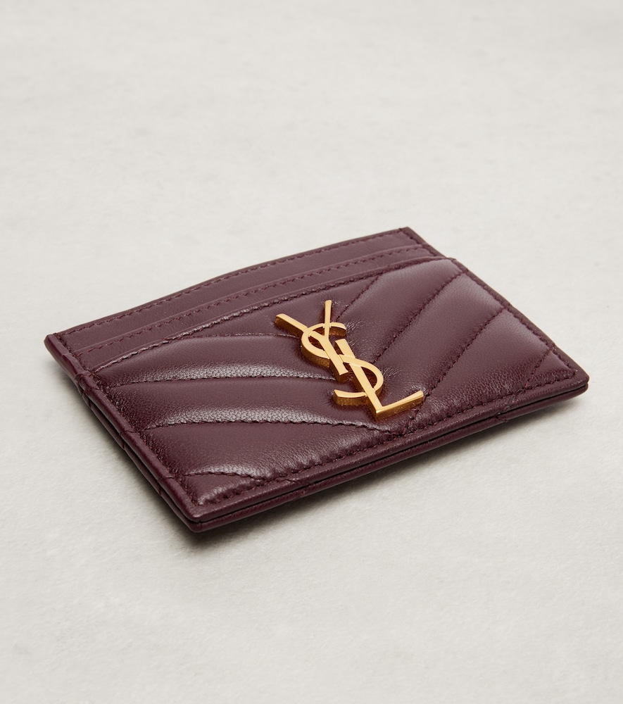  Saint Laurent Saint Laurent Cassandre Matelassã© Leather Card Holder 