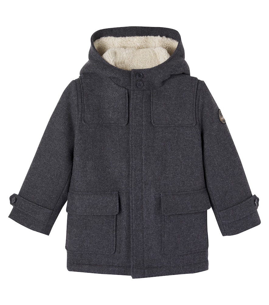 Bonpoint Julien Wool-blend Coat In Black