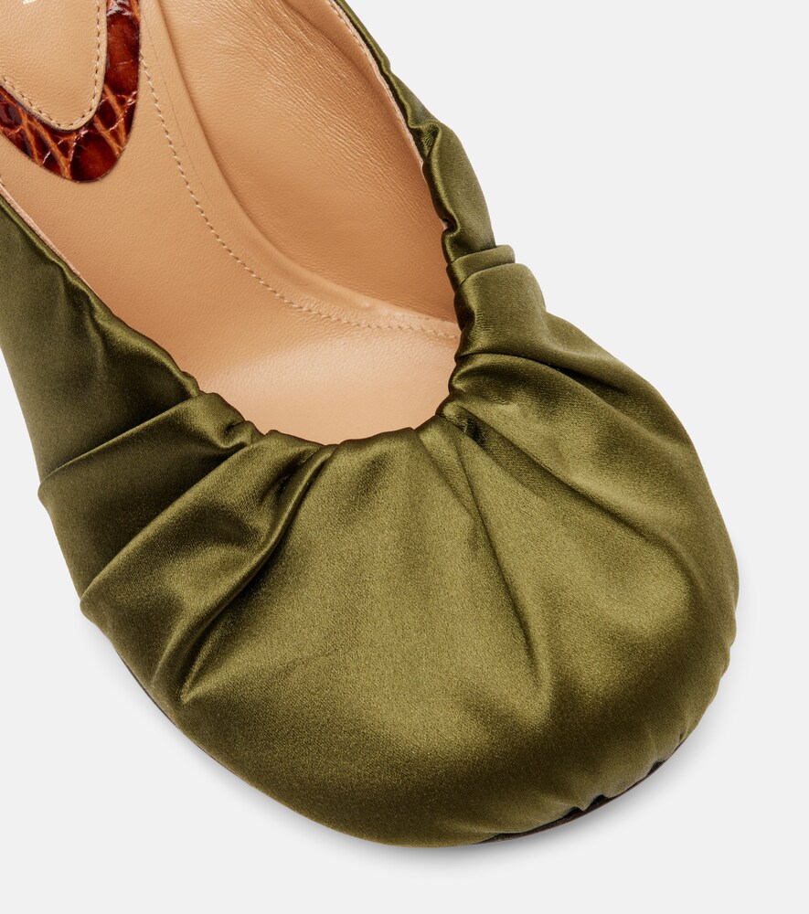  Dries Van Noten Dries Van Noten 90 Satin Mules 