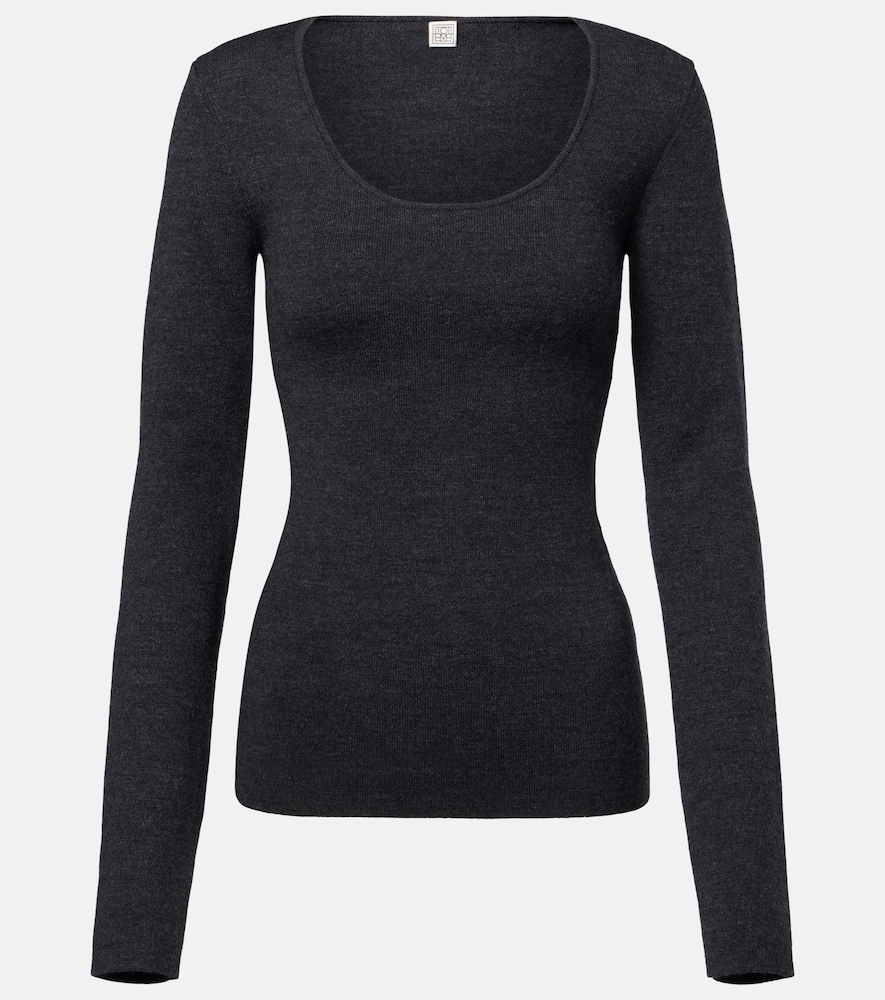 Toteme Compact wool-blend sweater　Toteme コンパクトウールブレンドセーター Toteme