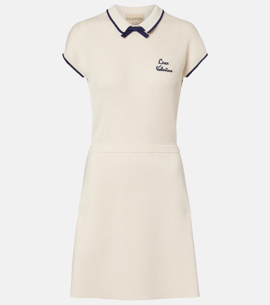 Valentino Chez  cotton-blend minidress