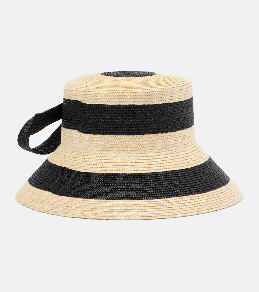  Valentino Valentino Straw Bucket Hat 