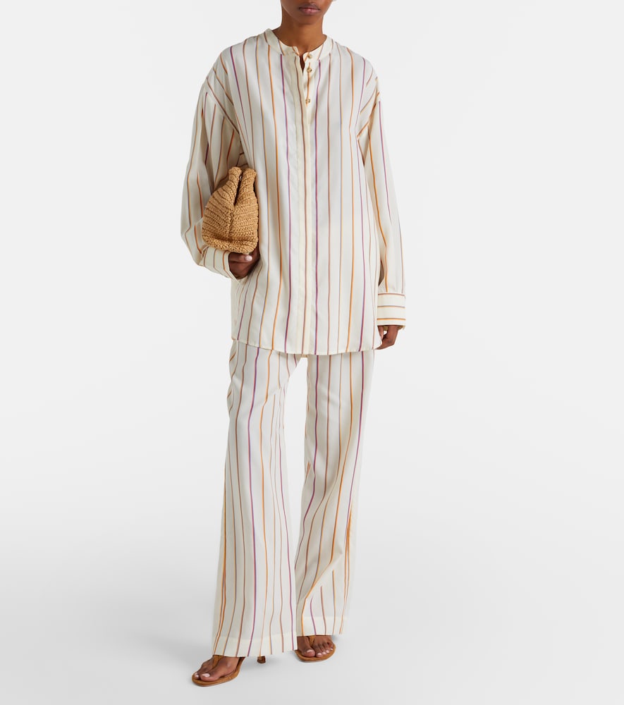  Asceno Asceno Aria Striped Straight Pants 