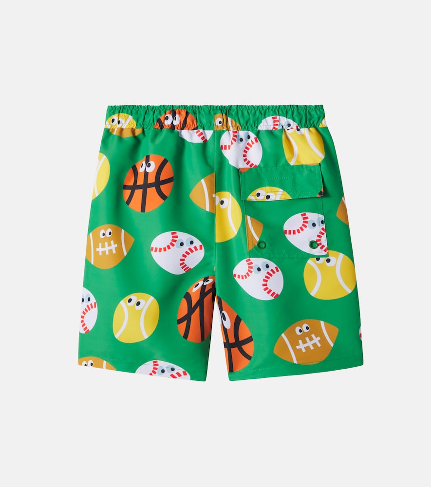  Stella Mccartney Kids Stella Mccartney Kids Bedruckte Badeshorts 