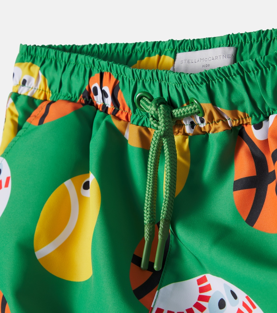  Stella Mccartney Kids Stella Mccartney Kids Bedruckte Badeshorts 