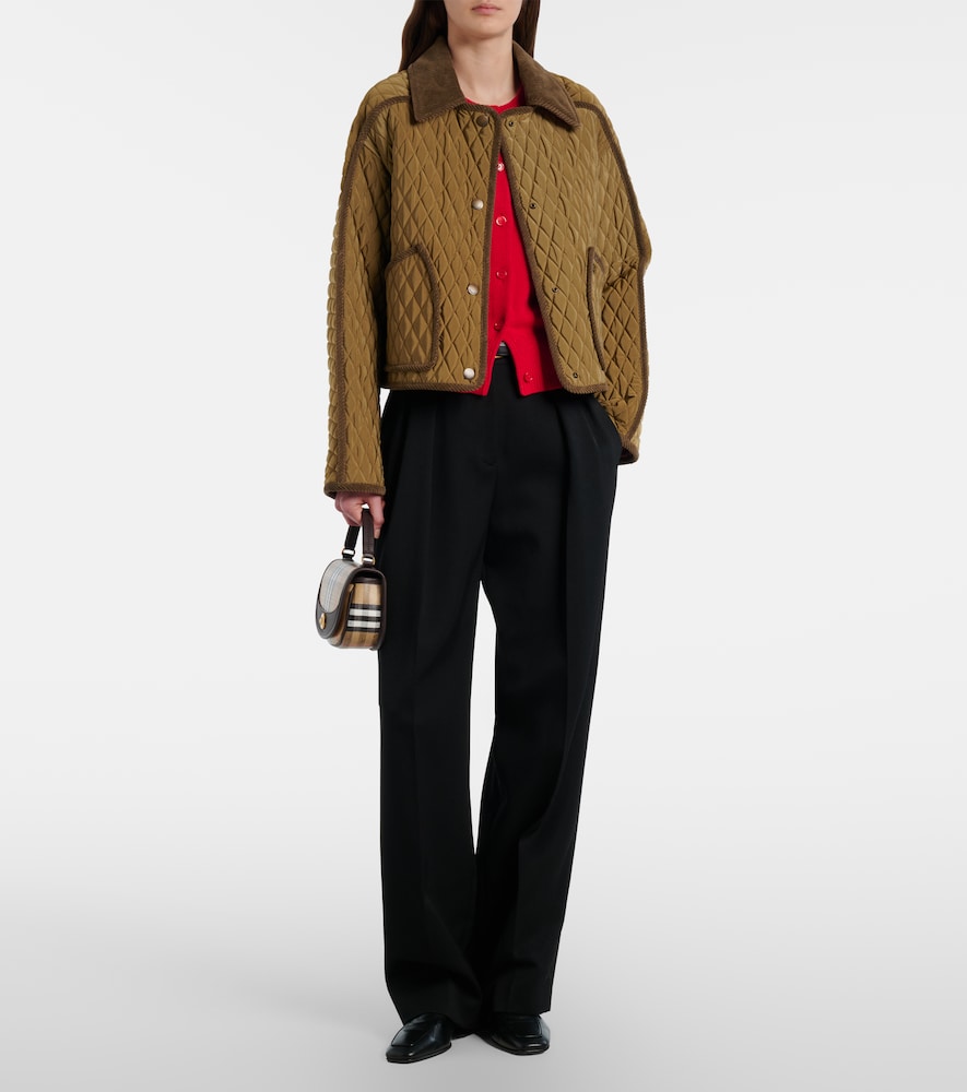 Burberry Floriston quilted jacket