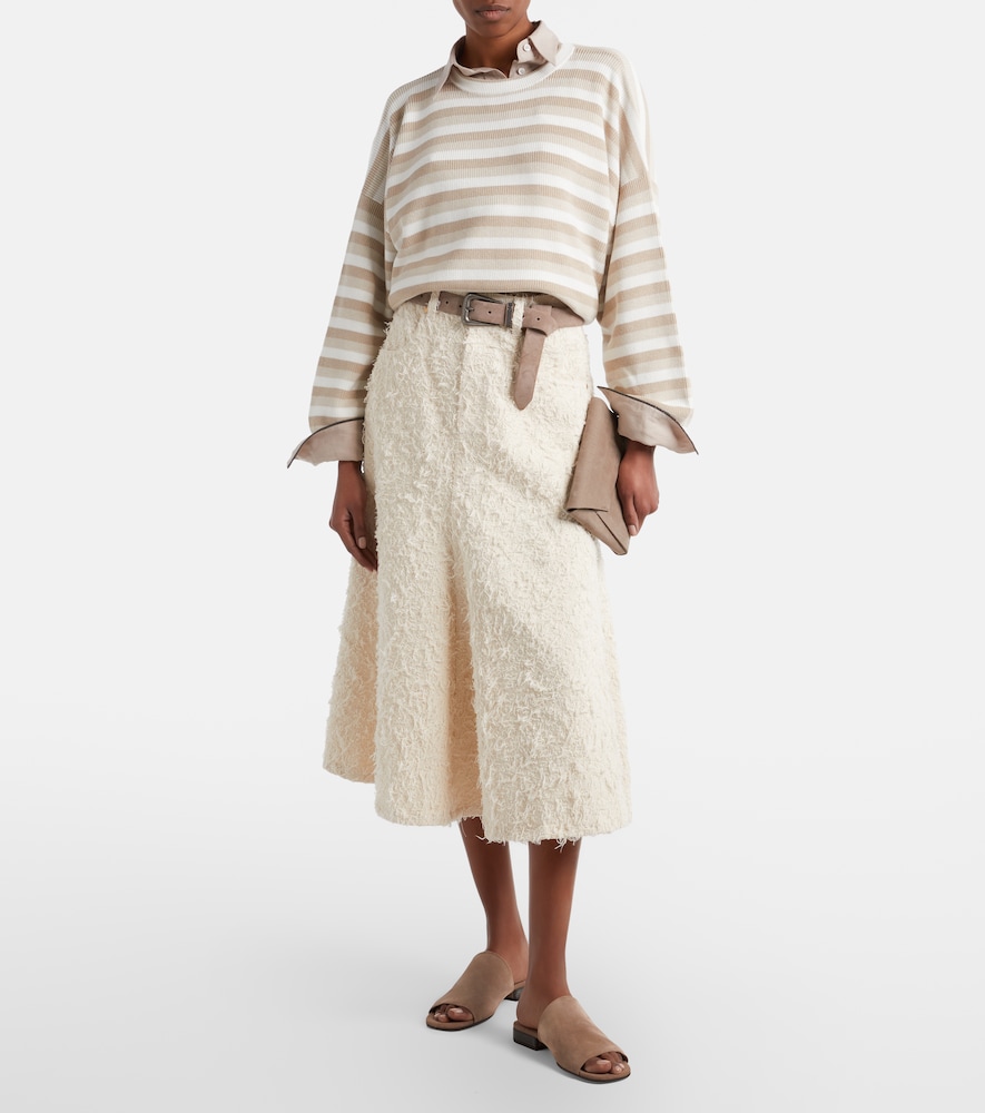  Brunello Cucinelli Brunello Cucinelli Midirock Aus Denim 