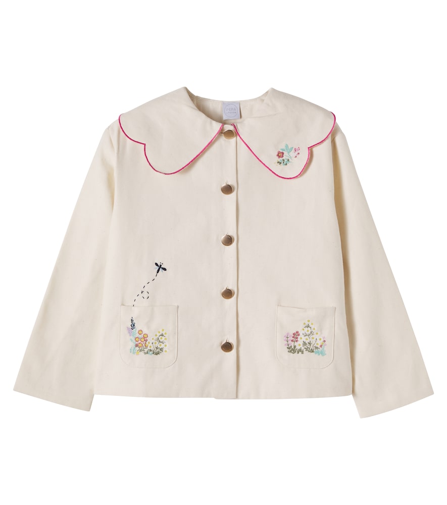 Pepa London Embroidered cotton jacket