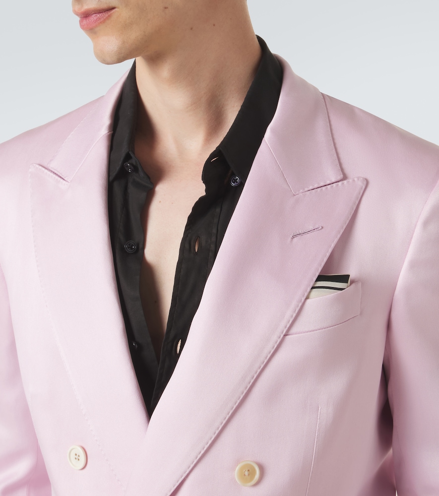  Tom Ford Tom Ford Printed Silk Pocket Square 