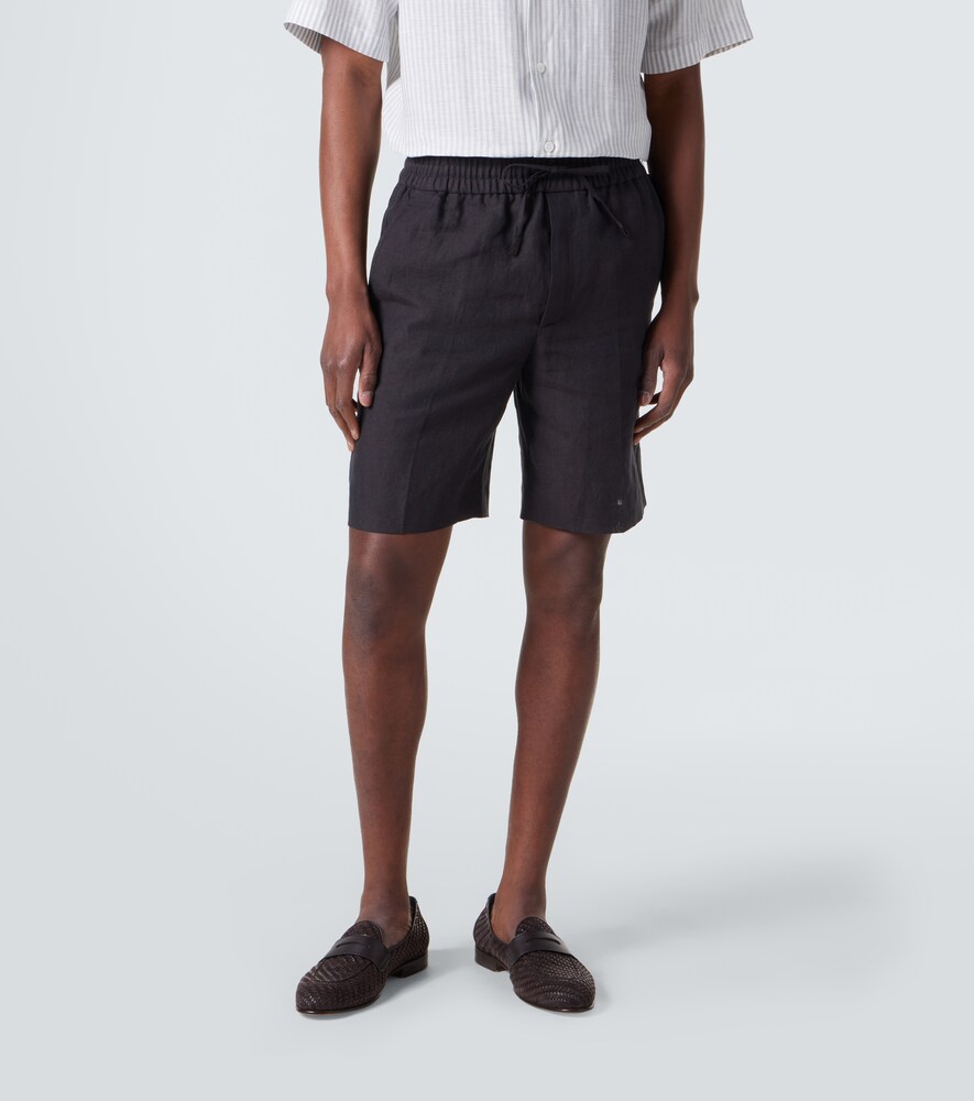  Brioni Brioni Linen Bermuda Shorts 