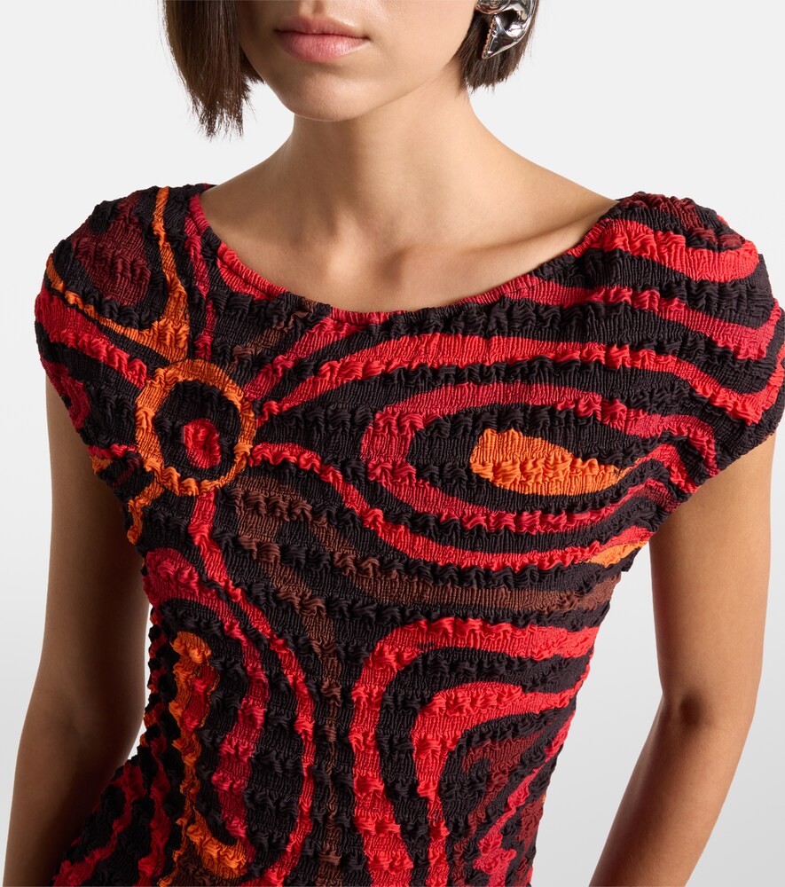  Pucci Pucci Marmo Smocked Minidress 