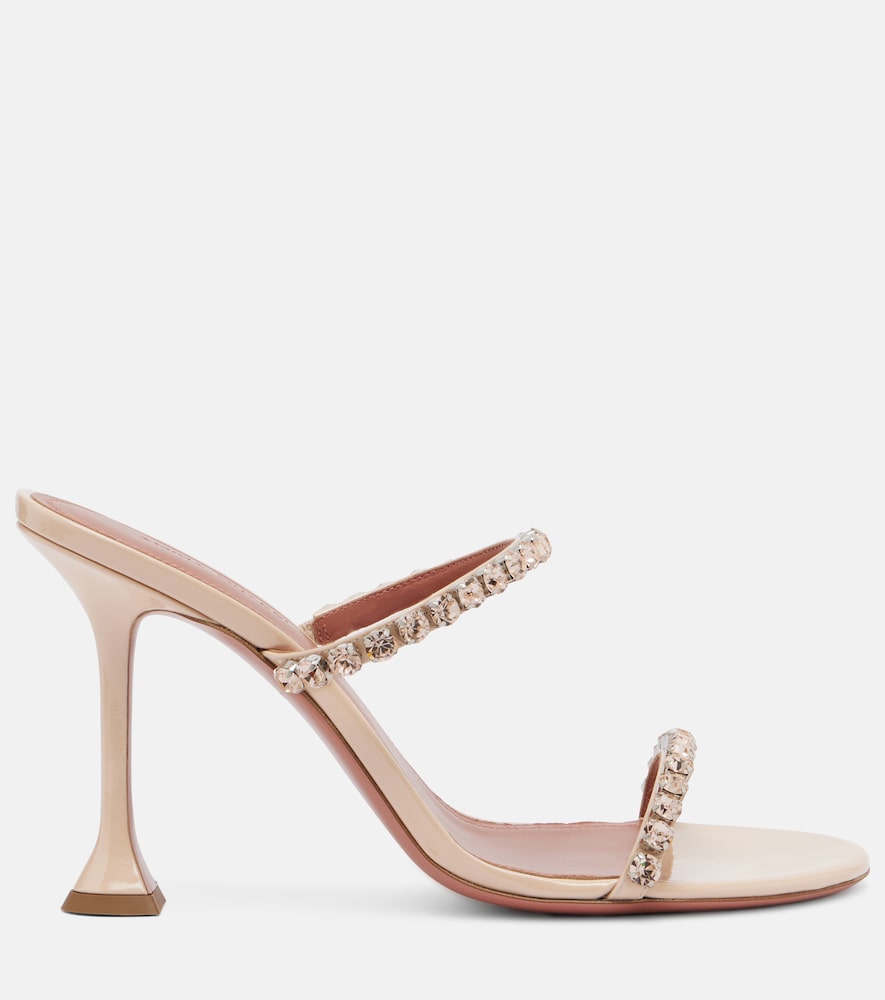 Gigi Crystal-Embellished Sandals