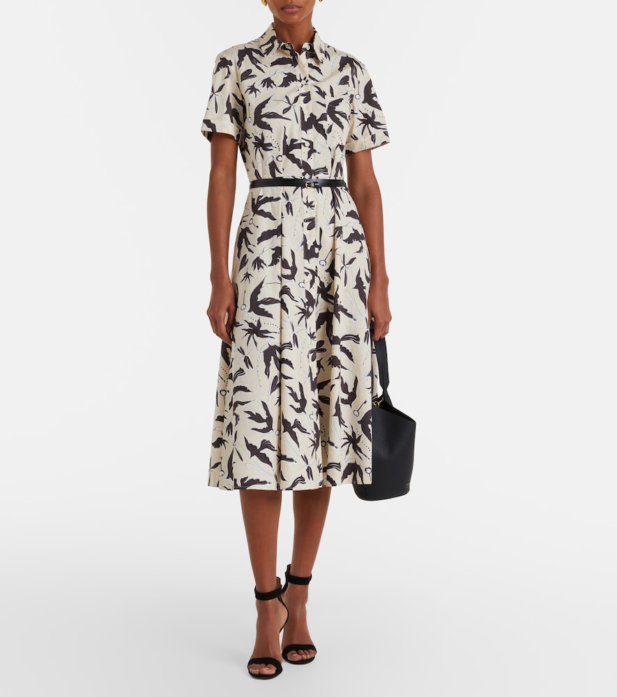 Altuzarra Kiera printed cotton-blend shirt dress